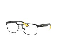 Ray - Ban Unisex Ray - Ban RX8425M F120 Monturas ópticas Metal Negro Transparente Pillow Normal