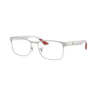 Ray - Ban Unisex Ray - Ban RX8425M F131 Monturas ópticas Metal Plata Transparente Pillow Normal