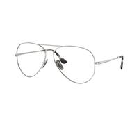 Ray - Ban Unisex Ray - Ban RX8789 AVIATOR TITANIUM 1002 Monturas ópticas Titanio Plata Transparente Piloto Normal