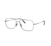 Ray - Ban Unisex Ray - Ban RX8797 WILLIAM TITANIUM 1002 Monturas ópticas Titanio Plata Transparente Cuadrada Normal