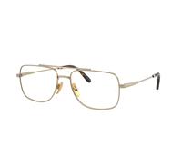 Ray - Ban Unisex Ray - Ban RX8797 WILLIAM TITANIUM 1246 Monturas ópticas Titanio Oro Transparente Cuadrada Normal