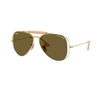 Ray - Ban Unisex Ray - Ban x DOLCE&GABBANA RB3029M 001/73 Gafas de sol Metal Oro Marrón Piloto Normal