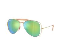Ray - Ban Unisex Ray - Ban x DOLCE&GABBANA RB3029M 001/8N Gafas de sol Metal Oro Gris Piloto Espejo