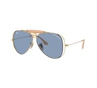 Ray - Ban Unisex Ray - Ban x DOLCE&GABBANA RB3138M 001/72 Gafas de sol Metal Oro Azul Piloto Normal