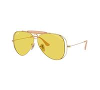 Ray - Ban Unisex Ray - Ban x DOLCE&GABBANA RB3138M 001/85 Gafas de sol Metal Oro Amarillo Piloto Normal