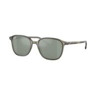 Ray - Ban Unisex RB2193 66355C Gafas de sol Plástico Verde Transparente Gris Cuadrada Espejo