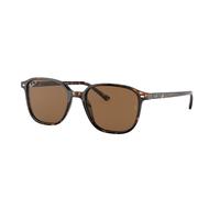Ray - Ban Unisex RB2193 LEONARD 902/57 Gafas de sol Acetato Tortuga Marrón Cuadrada Polarizado