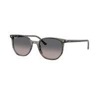 Ray-Ban Elliot Gafas De Sol Gris A Rayas Montura Gris Lentes Polarizado 52-19