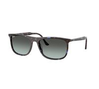 Ray - Ban Unisex RB2216 1430GK Gafas de sol Acetato Azul Gris Cuadrada Normal Sombreado