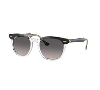 Ray - Ban Unisex RB2298 HAWKEYE 1294M3 Gafas de sol Acetato Negro Gris Cuadrada Polarizado Sombreado