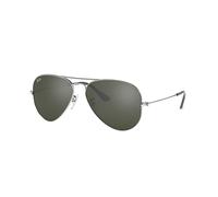 Ray - Ban Unisex RB3025 AVIATOR W3277 Gafas de sol Metal Plata Gris Piloto Normal