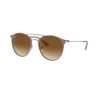 Ray - Ban Unisex RB3546 907151 Gafas de sol Metal Marrón Pantos Normal Sombreado