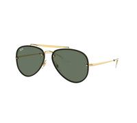 Ray - Ban Unisex RB3584N BLAZE AVIATOR 905071 Gafas de sol Metal Oro Verde Piloto Normal
