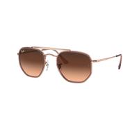 Ray - Ban Unisex RB3648M THE MARSHAL II 9069A5 Gafas de sol Metal Bronce Rosa Geométrico Normal Sombreado