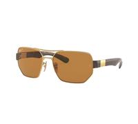 Ray - Ban Unisex RB3672 001/83 Gafas de sol Acero Oro Marrón Geométrico Polarizado