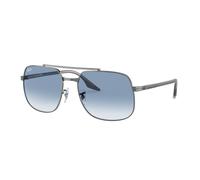 Ray - Ban Unisex RB3699 004/3F Gafas de sol Metal Gris Azul Cuadrada Normal Sombreado