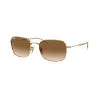 Ray - Ban Unisex RB3706 001/51 Gafas de sol Metal Oro Marrón Pillow Normal
