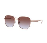 Ray - Ban Unisex RB3713D 9202I8 Gafas de sol Metal Oro Violeta Geométrico Normal Sombreado