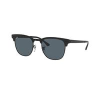 Ray - Ban Unisex RB3716 CLUBMASTER METAL 186/R5 Gafas de sol Metal Negro Azul Cuadrada Normal