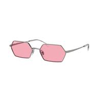Ray - Ban Unisex RB3728 YEVI 004/84 Gafas de sol Metal Gris Rosa Geométrico Normal