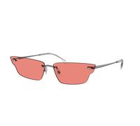 Ray - Ban Unisex RB3731 ANH 004/84 Gafas de sol Metal Gris Rosa Geométrico Normal