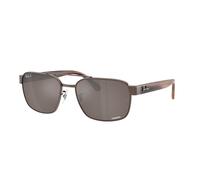 Ray - Ban Unisex RB3751CH 9259AN Gafas de sol Metal Bronce Marrón Cuadrada Polarizado