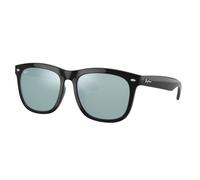 Ray - Ban Unisex RB4260D 601/30 Gafas de sol Inyectado Negro Plata Cuadrada Reflejado Espejo