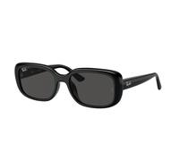 Ray - Ban Unisex RB4421D 667787 Gafas de sol Acetato Negro Gris Pillow Normal