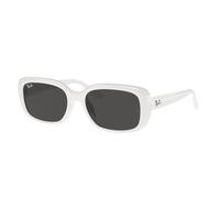 Ray - Ban Unisex RB4421D 677287 Gafas de sol Acetato Blanco Gris Pillow Normal