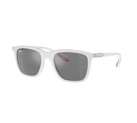 Ray - Ban Unisex RB4433M F6256G Gafas de sol Nylon Blanco Gris Cuadrada Normal