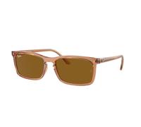 Ray - Ban Unisex RB4435 676433 Gafas de sol Acetato Marrón Marrón Cuadrada Normal