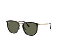 Ray - Ban Unisex RB4451 630658 Gafas de sol Nylon Negro Verde Geométrico Polarizado