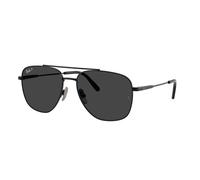 Ray - Ban Unisex RB8097 WILLIAM TITANIUM 926748 Gafas de sol Titanio Negro Gris Cuadrada Polarizado