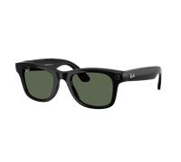 Ray-Ban Unisex RW4012 Ray-Ban | Meta Wayfarer - Color del Marco: Negro, Color de la Lente: G-15 verde