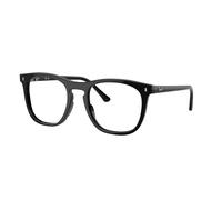 Ray - Ban Unisex RX2210V 2000 Monturas ópticas Acetato Negro Transparente Cuadrada Normal