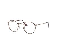 Ray - Ban Unisex RX3447V ROUND METAL 3120 Monturas ópticas Metal Marrón Redonda Normal