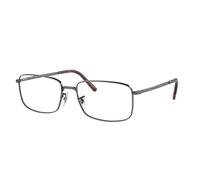 Ray - Ban Unisex RX3717V 2502 Monturas ópticas Metal Gris Transparente Cuadrada Normal