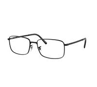 Ray - Ban Unisex RX3717V 2509 Monturas ópticas Metal Negro Transparente Cuadrada Normal