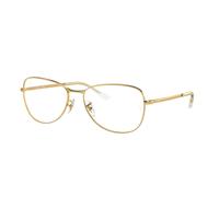 Ray - Ban Unisex RX3733V 2500 Monturas ópticas Metal Oro Transparente Piloto Normal