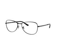 Ray - Ban Unisex RX3733V 2509 Monturas ópticas Metal Negro Transparente Piloto Normal