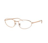 Ray - Ban Unisex RX3734V 3094 Monturas ópticas Metal Oro Transparente Geométrico Normal