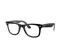 Ray - Ban Unisex RX4340V WAYFARER EASE 2034 Monturas ópticas Acetato Negro Transparente Cuadrada Normal
