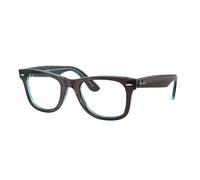 Ray - Ban Unisex RX4340V WAYFARER EASE 8366 Monturas ópticas Acetato Marrón Transparente Cuadrada Normal