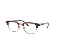 Ray - Ban Unisex RX5154 CLUBMASTER 8118 Monturas ópticas Acetato Tortuga Transparente Cuadrada Normal