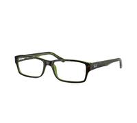 Ray - Ban Unisex RX5169 2383 Monturas ópticas Acetato Marrón Transparente Cuadrada Normal