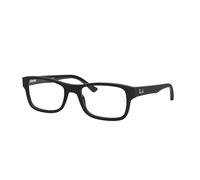 Ray - Ban Unisex RX5268 5119 Monturas ópticas Acetato Negro Transparente Cuadrada Normal