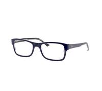 Ray - Ban Unisex RX5268 5739 Monturas ópticas Acetato Azul Transparente Cuadrada Normal