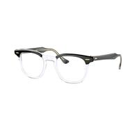 Ray - Ban Unisex RX5398 HAWKEYE 2034 Monturas ópticas Acetato Negro Transparente Cuadrada Normal