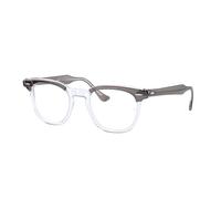 Ray - Ban Unisex RX5398 HAWKEYE 8111 Monturas ópticas Acetato Gris Transparente Cuadrada Normal