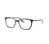 Ray - Ban Unisex RX5406 2034 Marcos de vista Acetato Negro Transparente Cuadrada Normal